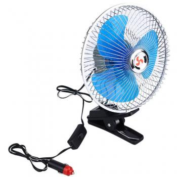 Sedeta® Ventilador portátil del coche 12V / 24V Interior Dashboard Mini Clip Cooling Cooler Ventiladores oscilantes