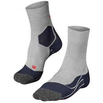 Falke RU3 Comfort Men's Running Socks - Anti-Blister, Grey, Size 44-45