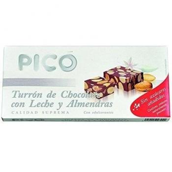 Picó Turrón de Chocolate con almendras Suprema sin azúcar - 200 gr