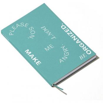 Cuaderno Bullet 'Make Organized' A5 Hojas Puntos Octagon Design Azul Turquesa
