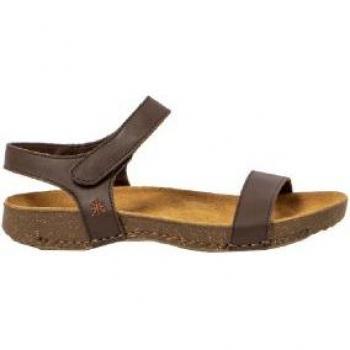Sandalias de piel Art 1119 marrón para mujer