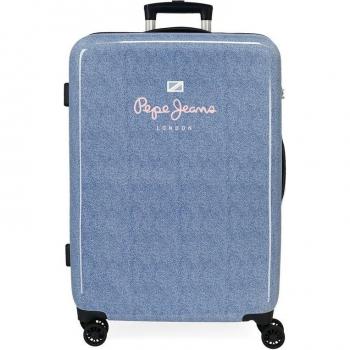 Maleta mediana Pepe Jeans Lena rígida 68 cm denim
