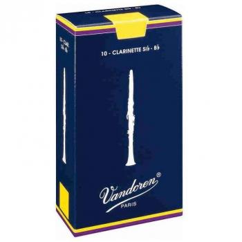 Vandoren Traditional Bb Clarinet Reeds - Strength 4, Box of 10