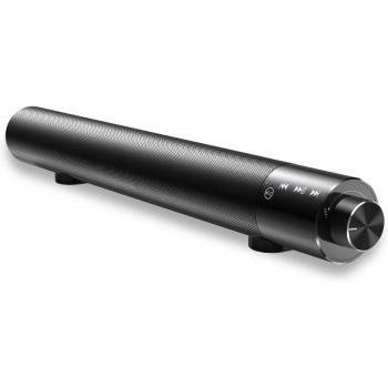Barra de sonido Bluetooth 5200 mAh con micrófono incorporado y 2 canales para cine en casa
