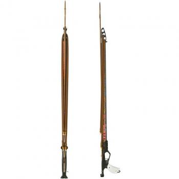 Arpón Omer Invictus Rex 100cm Brown - Fusil de pesca submarina de gomas con diseño mimético, longitud de 100 cm, fabricado en materiales resistentes y duraderos, adecuado para pesca en aguas profundas y