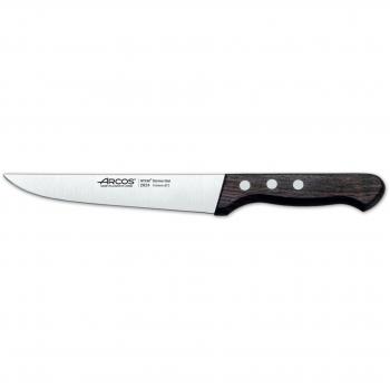Arcos Serie Atlantico, Cuchillo Cocina, Hoja de Acero Inoxidable de 155 mm, Mango de madera Palisandro color Marrón