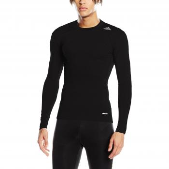 adidas Tf Base Ls Camiseta, Hombre, Negro