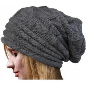 Tapas GillBerry 1PC mujeres Invierno Tejer tiene La lana de punto Tapas calientes