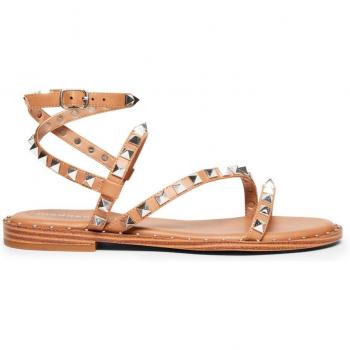 Steve Madden Flight-S Women's Sandals in Tan/Silver