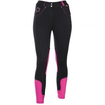 Rojo caballo Junior Breech Carmen Slimfit Elastico, negro, 140EU