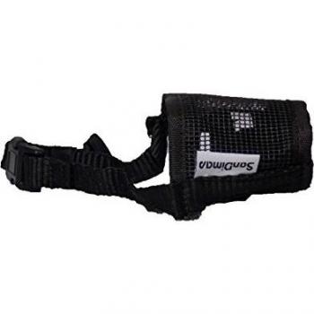 Bozal nylon para perros negro talla XL