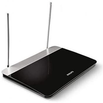 Philips SDV6227/12 - Antena de televisión Digital - 47 dB - Negro