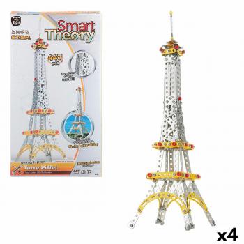 Juego de Construcción Colorbaby Tour Eiffel 447 Piezas (4 Unidades)