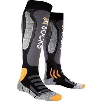 X-Socks Skitourensocke Touring Silver - Calcetines, Color Negro, Gris Oscuro, Talla DE: 45-47