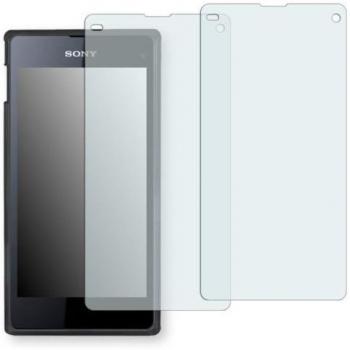 2 x Golebo protector para pantalla para Sony Xperia Z1 Compact Crystal Clear, invisible. Fabricado en Alemania