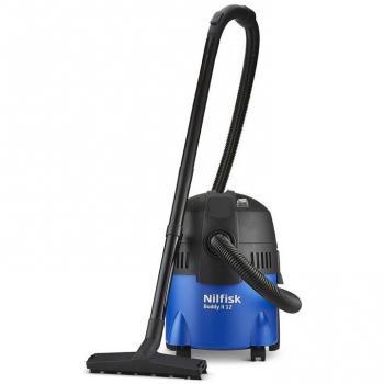 Nilfisk Buddy II 12 Car Cleaner - Aspiradora cilíndrica de 12 L para coche con potencia de 250 W y bolsa para el polvo