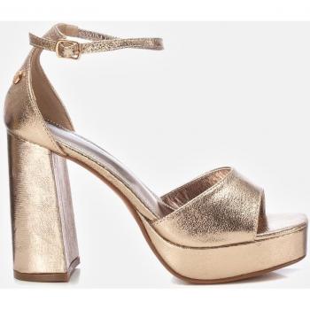 Sandalia de Mujer Refresh 171894 Dorado con Tacón de 9cm