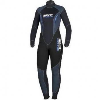 Seac I-Flex - Traje buceo para mujer, color negro, talla XS