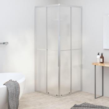 Cabina de Ducha ESG Esmerilado 70x70x180 cm Plateado