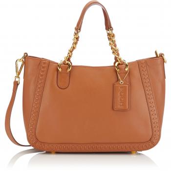 POON Switzerland Bolso asa al hombro Cognac Única