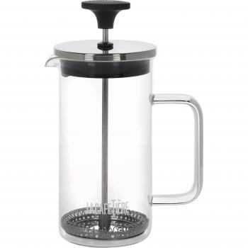 Cafetera de Prensa Francesa de Vidrio Transparente 3 Tazas