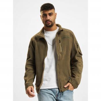 Brandit Olive Ripstop Fleece Jacket - Size S for Men