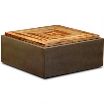 vidaXL Madera Teca Maciza Mesa de Centro 70x70x30 cm Mesilla Mueble Auxiliar