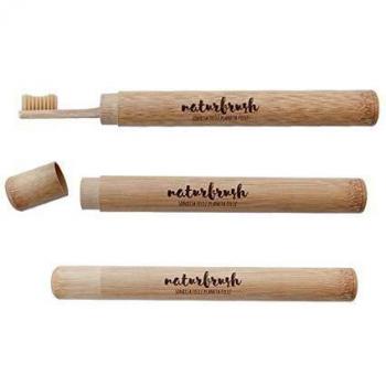 Naturbrush Estuche Funda De Bambu Para Cepillo De Dientes 100 ml