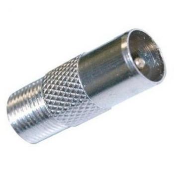 GSC Evolution Adaptador Conector Macho TV a F Hembra GSC 2601353 - Alta Calidad