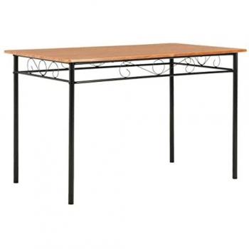 vidaXL Dining Table Brown 120x70x75 cm MDF