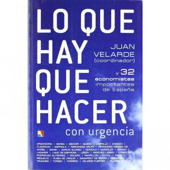 Lo que hay que hacer con urgencia