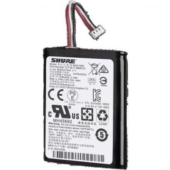 Shure SB901A Rechargeable Lithium-Ion Battery for MXW1, MXW6, and MXW8 Transmitters