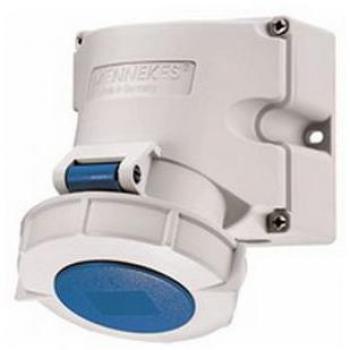 Mennekes 16A 3P Wall-Mounted CEE Socket IP67 - Model 9301