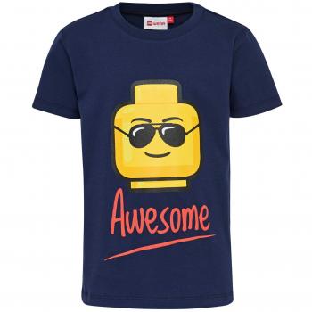 LEGO Wear Boy Tiger 335-T-shirt, Camiseta para Niños, Azul