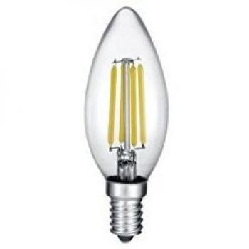 Vela LED E14 4W Filamento 2.700K con Regulador de Intensidad