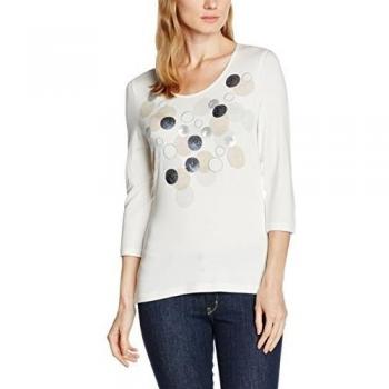 GERRY WEBER Edition Country Romance, Camiseta de Manga Larga para Mujer, Mehrfarbig