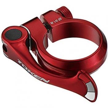 Token productos tiburón cola asiento abrazadera, rojo, 34.9mm