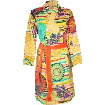 Desigual  - Albornoz para mujer de algodón tribal galactic