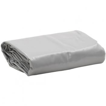 Lona Funda para Mueble Cubierta de Techo de Camping Hoja de Suelo VidaXL 5x6 m 600 g/m² Color Gris