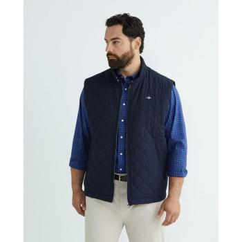 Chaleco Windcheater acolchado marino Gant