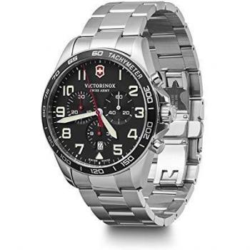 Victorinox Men's Field Force Chronograph - Swiss Made Analogue Quartz Stainless Steel Watch 241855