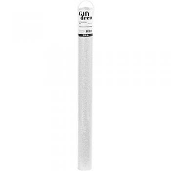 Papel de Regalo Plateado, 50 cm, 80 g, 3 m, 1 Rollo