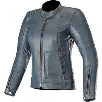 Alpinestars Chaqueta moto Gal Womens Leather Jacket Mood Indigo, Indigo, XS