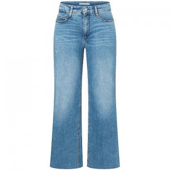 MAC Wide Fringe Jeans Blue, Female, Size S