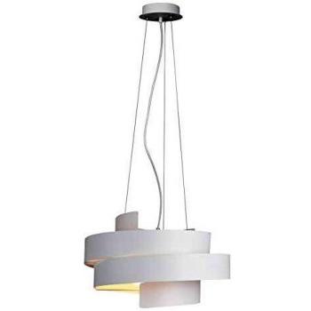 Lámpara Colgante Trio Holly Blanco 3 Luces E27 Diseño Moderno
