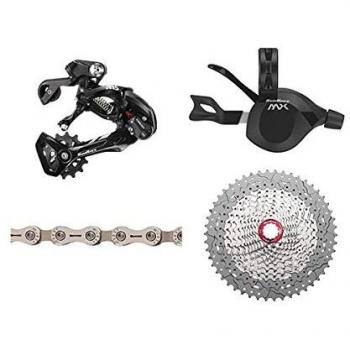 Sunrace 12V Sr Cassette Kit de Cambio, Negro/Plata, Talla Única