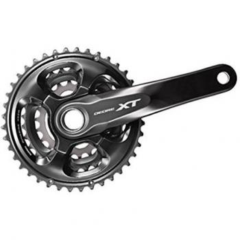 SHIMANO XT 11V 40/30/22 S/CAZOLET Bielas, Negro, 175 mm