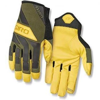 Giro Trail Builder - Guantes de Ciclismo Unisex para Adultos, Color Verde Oliva, Talla M