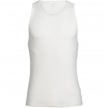 Icebreaker Anatomica Tank Ropa Interior, Hombre, Snow, Large