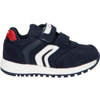 Deportivas GEOX B043CD 022FU B ALBEN BOY C4211 NAVY-WHITE para Niña y Niño, color azul marino y blanco